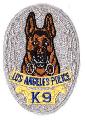CA Los Angeles Police K-9 Breast Patch